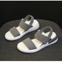 ราคา พร้อมส่ง รองเท้าแตะแฟชั่น รองเท้าแตะรัดส้น สไตล์ใหม่เกาหลี ยางนิ่มใส่สบาย NO 235 สีดำ สีเทา สีชมพู (14941877560)