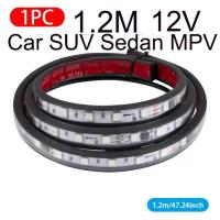 ราคา ส่งเดี๋ยวนี้ ไฟเส้น Led ลำแสงไฟวิ่ง 12V 24V สำหรับตกแต่งรถตู้รถบรรทุกหลอดไฟเพิ่มบรรยากาศหลากสียืดหยุ่นได้แต่งรถ ไฟวิ่งสเต็ป12v RGB กระพริบสำหรับรถบรรทุก ไฟวิ่งสเต็ป24v สำหรับตกแต่งรถตู้รถบรรทุกหลอด (2