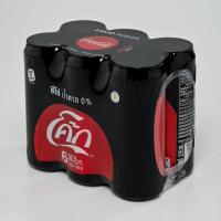 ราคา สินค้ามาใหม่ โค้ก น้ำอัดลม สูตรไม่มีน้ำตาล 325 มล แพ็ค 6 กระป๋อง Coke Soft Drink No Sugar 325 ml x 6 Cans ล็อตใหม่มาล่าสุด สินค้าสด มีเก็บเงินปลายทาง (16362035208)