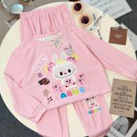ราคา SweetKids พร้อมส่งจากกทม ชุดเซ็ทเด็กแฟชั่น เสื้อแขนยาวลายน่ารักกางเกงขายาว แบบบาง ลำลอง ผ้านุ่ม ใส่นอนได้ งานดี (22983754243)