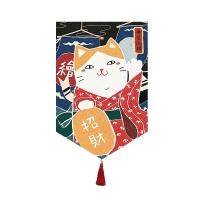 ราคา แมวญี่ปุ่นสามเหลี่ยมแขวนธงผ้าม่านประตูสั้นผ้าม่านตกแต่งครึ่งผ้าม่านร้านอาหารซูชิผ้าม่าน (20034599066)