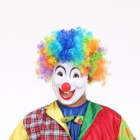 ราคา หน้ากากของเล่นตัวตลกหน้ากากเต็มหน้าฮาโลวีนผู้ใหญ่เด็กผู้ครึ่งหน้ายิ้มยางสยองขวัญหมวกตลกอุปกรณ์ช่วยยิ้ม (10861586236)