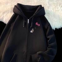 ราคา สีเขียว มีฮู้ด คาร์ดิเกน เสื้อสเว็ตเชิ้ต ผู้หญิง หลวม เสื้อแจ๊กเก็ตขี้เกียจเก๋ สไตล์เกาหลี ชุดเบสบอล ฤดูใบไม้ผลิ ฤดูใบไม้ร่วง แฟชั่นซิป (22800419331)