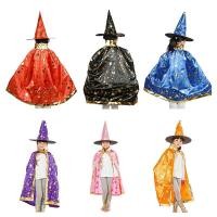 ราคา Halloween Costumes Witch Wizard Cloak with Hat for Kids Boys Girls Blue (23035871148)