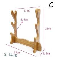 ราคา DUDHW2 แท่นวางโชว์ดาบไม้กายสิทธิ์คาตานะดาบซามูไรดาบแทนโตะดาบคอสเพลย์ไม้กายสิทธิ์ที่เก็บของ (23058471760)