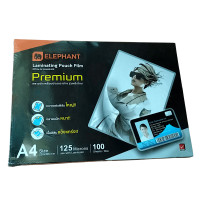 ราคา พลาสติกเคลือบบัตรตราช้าง Elephant Premium A4 100 แผ่น (22986920612)