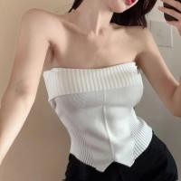 ราคา Closet Crush เสื้อเกาะอกไหมพรม สีขาว สีดำ สีชมพู (22755057270)