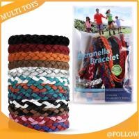 ราคา Insect repellent bracelet 12 packs random adjustable leather repellent bracelet Charms and Charm Bracelet (21787769723)