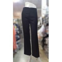 ราคา กางเกงทำงาน สีดำ ขากระบอก ซิปข้าง กางเกงสแลค ผ้าฮานาโกะ นาโน กางเกงขายาว กางเกงผ้าฮานาโกะ (12746642304)