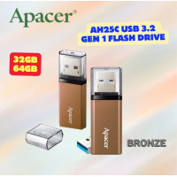 ราคา Apacer Flash drive AH25C สีน้ำตาล BRONZE USB 3 2 Gen 1 Flash Drive 32GB 64GB (23121015015)
