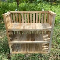ราคา ชั้นไม้สัก ชั้นแขวนติดผนังบ้าน 3ชั้นวางของใช้ (4733006178)
