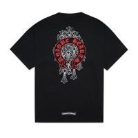 ราคา Chrome Hearts Red Horseshoe T Shirt S 5XL (23260250337)