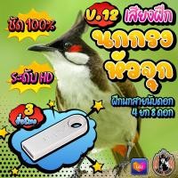 ราคา เสียงฝึกนกกรงหัวจุก V 12 ฝึกนกสายนับดอก 4 ยก 8 ดอก แฟลชไดร์ฟเสียงนกกรงหัวจุก ชัด เสียงใส ไม่มีโฆษณาแทรก พร้อมส่ง มีเก็บเงินปลายทาง (11656526078)