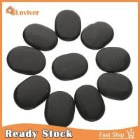 ราคา Loviver หินร้อนหินนวด10ชิ้นหินบะซอลต์สำหรับสปาผ่อนคลาย (23084555490)