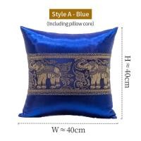 ราคา หมอนทรงไทย หมอนข้างลายช้าง หมอนอิงเก้าอี้โซฟา มีหลายสีให้เลือก เบาะรองนั่งโซฟา หมอนอิงโซฟาสไตล์ไทย สำหรับประดับร้านนวดไทย โรงแรมสไตล์ไทยโบราณ (21814527679)