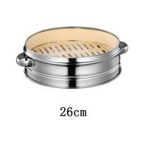 ราคา JIAOD Bamboo Round Cooking Tool Dim Sum Dumpling Stainless Steel Steamer Cage Kit Food Steamers Cage Steaming Grid Steaming Rack (22623691724)