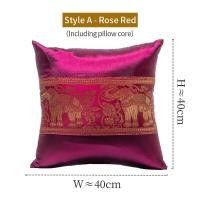 ราคา หมอนทรงไทย หมอนข้างลายช้าง หมอนอิงเก้าอี้โซฟา มีหลายสีให้เลือก เบาะรองนั่งโซฟา หมอนอิงโซฟาสไตล์ไทย สำหรับประดับร้านนวดไทย โรงแรมสไตล์ไทยโบราณ (21814527680)