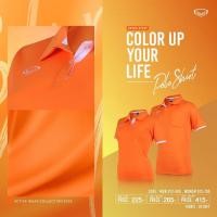 ราคา ใหม่ GRAND SPORT เสื้อโปโลแกรนด์สปอร์ตหญิง รุ่น 12 795 ใส่สบาย สีกรมท่า ขาว โอรส บานเย็น ส้ม แดง ฟ้า ม่วง เขียว (19109668687)
