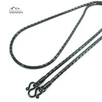 ราคา T21 ลายผ่าหวายข้อยาว สีดำ ขนาด 3 มม ยาว 24 26 นิ้ว สร้อยคอสแตนเลส สร้อยพระ สร้อยคอ สร้อยสแตนเลสสีดำ สร้อยคอสแตนเลสแท้ (11385991808)