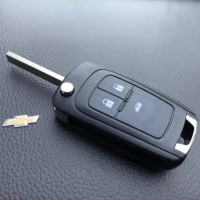 ราคา กรอบกุญแจรีโมทแบบพับ Chevroret เชฟโรเลท Cruze sinic Traiblazer 3ปุ่ม พร้อ มีโลโก้ (19564639442)