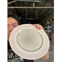 ราคา จานเซรามิค ดินเนอร์ จานมินิมอล จานคาเฟ่ ขนาด 12 นิ้ว สีเทา เซรามิคเนื้อพอร์ซเลน ออกใบกำกับภาษีได้ (22795454498)