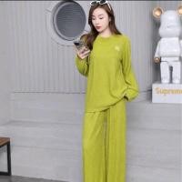 ราคา ชุดเสื้อกางเกงผู้หญิง แขนยาวขายาวผู้หญิง ชุดวอร์ม ชุดลำลอง สวมใส่สบาย เนื้อผ้าทิ้งตัว TZ9993 (22024078080)