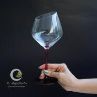 ราคา แก้วไวน์ปากเฉียง 1 ใบ แก้วไวน์แดง 600 ml WINE GLASS RED WINE GLASS 1 pcs (21599566516)