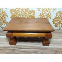 ราคา โต๊ะไม้สักแท้ ขนาด 8x5 นิ้ว ขาสิงห์ สูง 4 นิ้ว (4930002398)