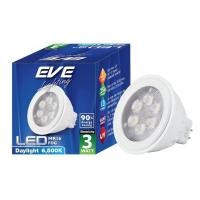 ราคา EVE หลอดไฟ 12V MR16 หลอดแอลอีดี LED FOG SNOW ขนาด 3W 4W 6W แสงขาว แสงเหลือง (8955873798)