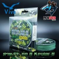 ราคา สาย PE ถัก 8 Viva Kevlar 8 100M ม้วน (940004586)