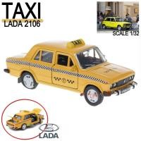 ราคา โมเดลรถเหล็ก รถTAXI โมเดลรถแท็กซี่ LADA 2106 สเกล1 32 เปิด ปิดประตูได้รอบคัน ล้อยาง มีไฟ มีเสียง มีลานวิ่งได้ โมเดลรถแท็กซี่ (16881753111)