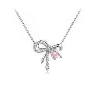 ราคา สร้อย โบว์หยดน้ำ สวยเรียบหรูแฟชั่น กล่องเทปใสฟรีหญิง (21542882434)
