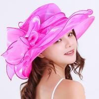 ราคา ART SUPPLIESX ปีกกว้างกว้าง หมวกตาข่ายออแกนซ่า การเดินทางการเดินทาง ดอกไม้ประดับดอกไม้ หมวกทรงถัง สง่างามเรียบหรู ประณีตประณีตประณีต หมวกแต่งงานเจ้าสาว สำหรับผู้หญิง (22269120507)