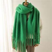 ราคา ผ้าพันคอฤดูหนาวสำหรับผู้หญิงผ้าแคชเมียร์อบอุ่นผ้าห่ม Pashmina สีทึบผ้าคลุมไหล่ bufanda ผ้าคลุมไหล่พู่ใหญ่ผ้าคลุมไหล่ยาวผ้าปอน (23059208311)