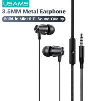 ราคา USAMS หูฟังโลหะชนิดใส่ในหู3 5มม หูฟังซิลิโคนคุณภาพเสียง Hi Fi พร้อมไมโครโฟนในตัว (11047068996)
