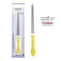 ราคา TITANIA ตะไบเล็บ ซัฟไฟร์ แบบสองด้าน หยาบและละเอียด ด้ามจับถนัดมือ ขนาด 20 cm นำเข้าจากเยอรมัน (22394825228)