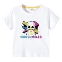 ราคา Marshmello DJ Top สำหรับเด็กผู้หญิงแขนสั้นการ์ตูนเสื้อยืดผ้าฝ้ายฤดูร้อนพิมพ์เด็กผู้หญิง Tshirt เสื้อผ้าเด็ก (16003229985)