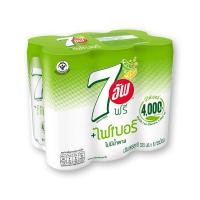 ราคา 7UP Free Fiber Drink No Sugar 325 ml x 6 Cans เซเว่น อัพ ฟรี เครื่องดื่มไฟเบอร์ สูตรไม่มีน้ำตาล 325 มล x 6 กระป๋อง (17762943427)