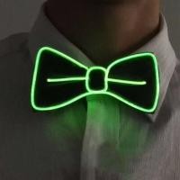 ราคา NEB11เสื้ออุปกรณ์เสริมสำหรับงานปาร์ตี้ของผู้ชายกางเกงแบบปรับได้เรืองแสงในบาร์มืดเครื่องแต่งกายเทศกาลดนตรีสำหรับผู้หญิงแสงไฟคลิปสายเอี๊ยม LED ผูกโบว์เรืองแสงคลิปหนีบกางเกงชุดสายเอี๊ยม (18910035200)