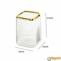 ราคา กล่องเก็บแปรงแต่งหน้า แบบใส เก็บอุปรณ์กรการเขียนได้ Makeup brush holder (21835709993)