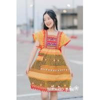 ราคา ชุดดอย ชุดพื้นเมือง เดรสกลาง สีสวยๆ แบบเดรส ยาว 35 นิ้ว ใส่คลุมท้อง ใส่เที่ยวฤดูหนาว ใส่แอ่วเหนือ (14008512297)