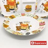 ราคา Rilakkuma Happy Food จานชามเมลามีน ลายการ์ตูน รีลัคคุมะ ศรีไทยซุปเปอร์แวร์ Superware ขายเป็นชิ้น 1ชิ้น (23179231087)