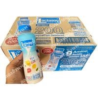 ราคา แลคตาซอย นมถั่วเหลือง แบบขวด200มล รสหวาน ยกลัง24ขวด (22852234053)