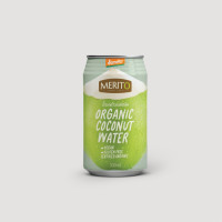 ราคา MeritO Organic Coconut Water 330ml x 6 cans เมอริโต้ น้ำมะพร้าวออร์แกนิค 330 มล x 6 กระป๋อง (12375344502)