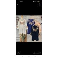 ราคา เสื้อปักลาย อก46ยาว32น คอวีผ้าปักลายดอกไม้เนื้อผ้านิ่ม ใส่สบายไม่ร้อน ขายปลีกและขายส่ง (22751459454)