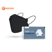 ราคา Welcare หน้ากากอนามัย 3D WF 99 สีดำ 50 ชิ้น กล่อง (17165798503)