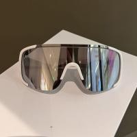 ราคา Korean Style Fashionable One piece Large frame Sunglasses For Women With Large Faces Windproof Cycling Glasses For Men Trendy Reflective Sports Goggles And Ski Goggles (22344200050)