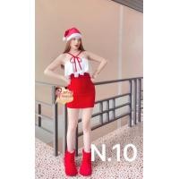 ราคา ชุดคริสมาสต์ชุดแซนตี้ชุดกำหมะหยี่ชุดสีแดงชุดปีใหม่พร้อมส่งนะคะ z01 (23258397838)
