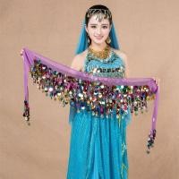 ราคา belly dance YOCKY ชุดอุปกรณ์ประกอบการเต้นหน้าท้องสำหรับเด็กผู้หญิงชุดเต้นระบำหน้าท้องแบบอินเดียสำหรับผู้หญิงชุดเต้นรำเข็มขัดผ้าคาดสะโพกสำหรับเต้นระบำหน้าท้อง (17167675578)
