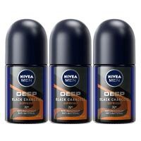 ราคา นีเวีย เมน ดีพบราวน์ โรลออน 25 มล x 3 NIVEA Men Deep Brown Roll 25 ml x 3 (21197532744)